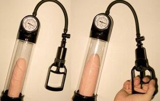 Penis enlargement vacuum pump